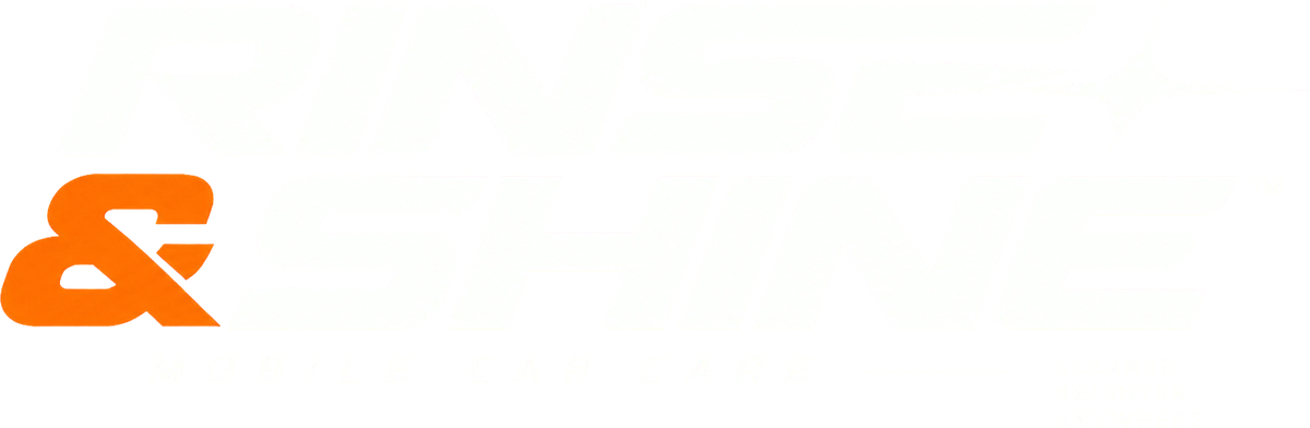 RINSE & SHINE — mobile car care. Cleaner, brighter, anywhere.